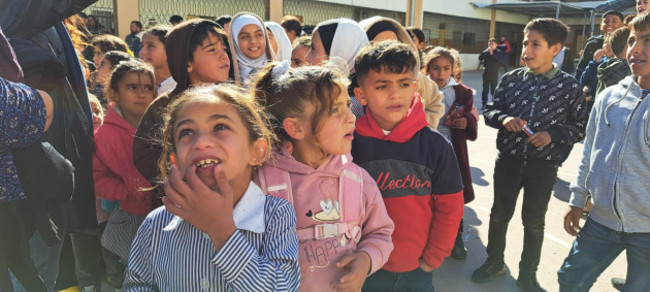 school children Masafer Yatta