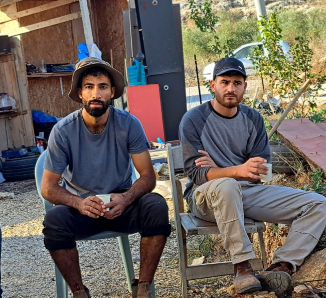 Adham and Malek Karaja (R to L)