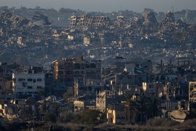 destroyed-buildings-are-seen-inside-the-gaza-strip-from-southern-israel-monday-jan-13-2025-ap-photoariel-schalit