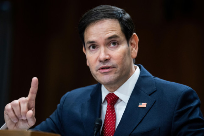 united-states-january-15-sen-marco-rubio-r-fla-president-elect-donald-trumps-nominee-to-be-secretary-of-state-testifies-during-his-senate-foreign-relations-committee-confirmation-hearing-in-d