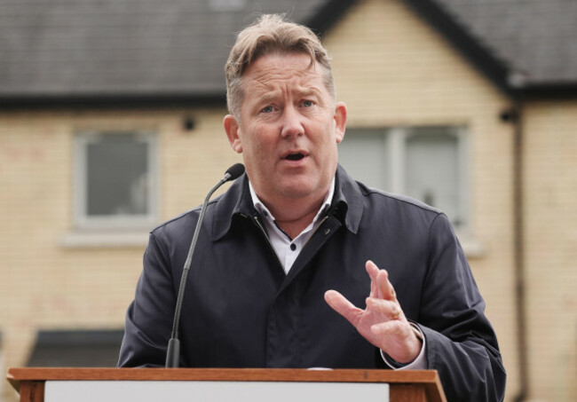 minister-for-housing-darragh-obrien-attends-the-official-opening-of-46-new-social-homes-at-the-rectory-in-blessington-co-wicklow-picture-date-friday-october-4-2024