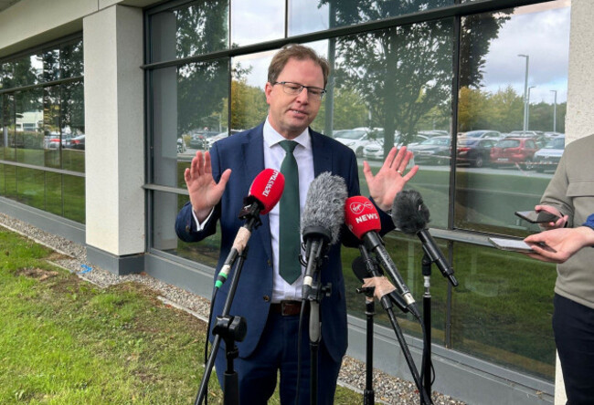 minister-of-state-for-international-transport-james-lawless-at-ryanairs-offices-near-dublin-airport-the-minister-has-said-tourists-visiting-dublin-should-consider-flying-to-shannon-or-cork-airports