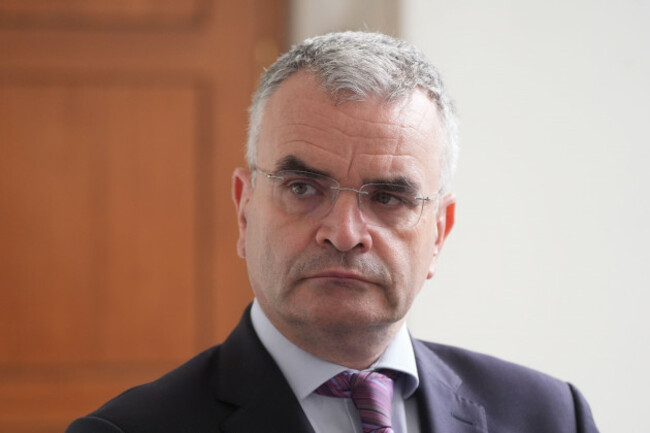 minister-of-state-for-trade-promotion-digital-and-company-regulation-dara-calleary-td-speaks-to-the-media-ahead-of-a-fianna-fail-enterprise-roundtable-at-leinster-house-in-dublin-picture-date-wedn