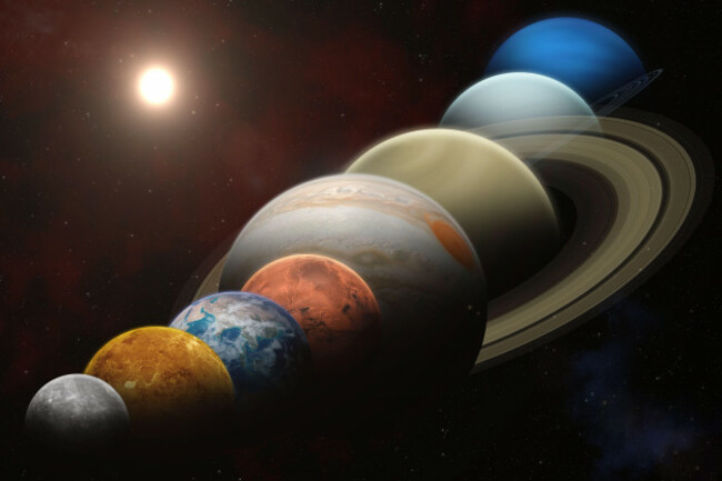 a-planetary-alignment-or-a-planet-parade-mercury-venus-earth-mars-jupiter-saturn-uranus-and-neptune-elements-of-this-image-furnished-by-nasa