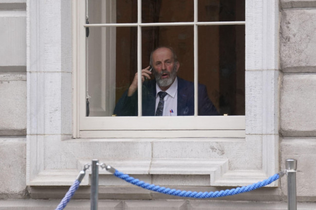 danny-healy-rae-at-leinster-house-dublin-where-the-dail-is-set-to-resume-and-vote-on-the-nomination-of-micheal-martin-as-taoiseach-picture-date-wednesday-january-22-2025