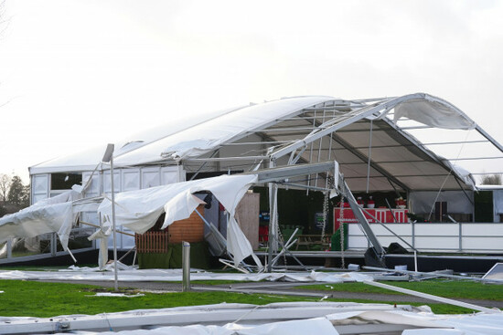 an-ice-skating-facility-in-blanchardstown-has-been-destroyed-after-strong-winds-tore-the-structure-apart-residents-across-ireland-have-been-urged-to-stay-at-home-as-the-entire-island-braces-for-the-a