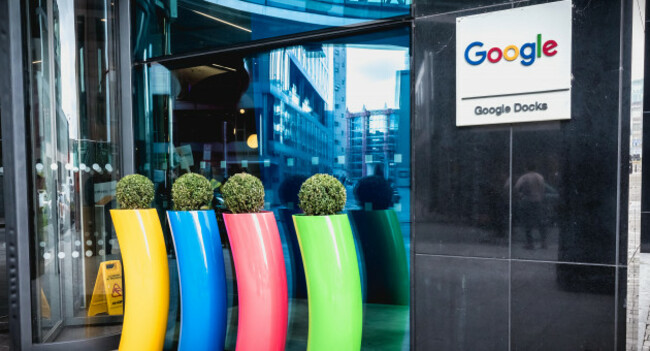 dublin-ireland-february-12-2019-architectural-detail-of-the-irish-headquarters-building-of-the-multinational-google-on-a-winter-day