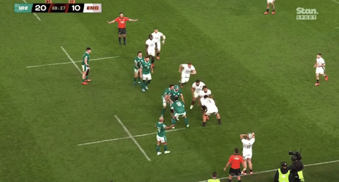 TB lineout steal attempt