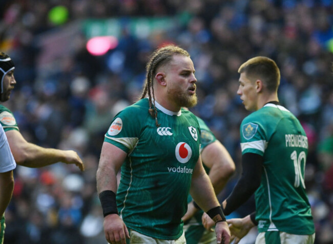 scottish-gas-murrayfield-edinburgh-scotland-uk-9th-feb-2025-guinness-6-nations-match-scotland-vs-ireland-finlay-bealham-ireland-credit-eric-mccowatalamy-live-news