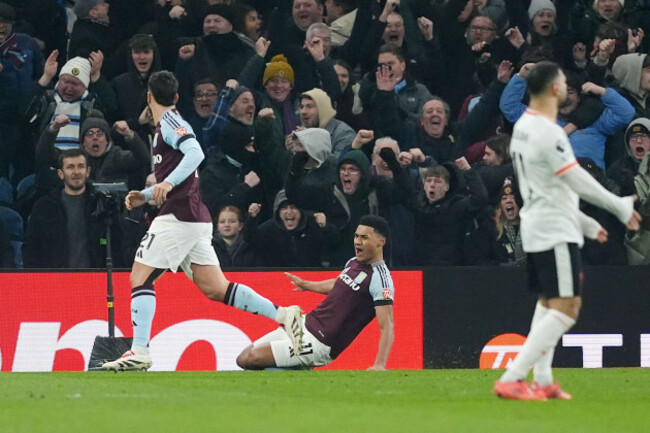 aston-villas-ollie-watkins-centre-celebrates-scoring-their-sides-second-goal-of-the-game-during-the-premier-league-match-at-villa-park-birmingham-picture-date-wednesday-february-19-2025