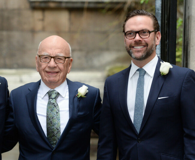 london-uk-march-5th-2016-file-photo-rupert-murdoch-steps-down-as-chairman-of-fox-and-newscorp-his-son-lachlan-murdoch-takes-over-from-him-seen-here-in-2016-rupert-murdoch-accompanied-by-his-son