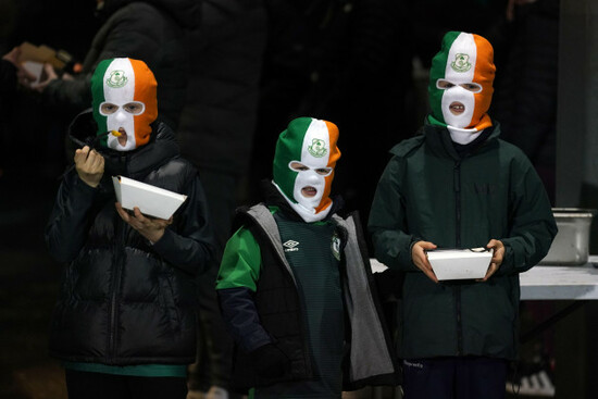 young-shamrock-rovers-fans-before-the-uefa-europa-conference-league-knockout-phase-play-offs-second-leg-match-at-tallaght-stadium-in-dublin-ireland-picture-date-thursday-february-20-2025