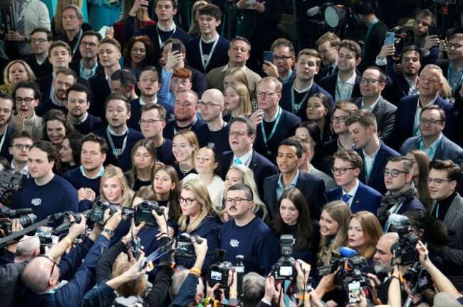 supporters-of-friedrich-merz-the-candidate-of-the-mainstream-conservative-christian-democratic-union-party-watch-the-first-projections-at-the-party-headquarters-in-berlin-germany-sunday-feb-23