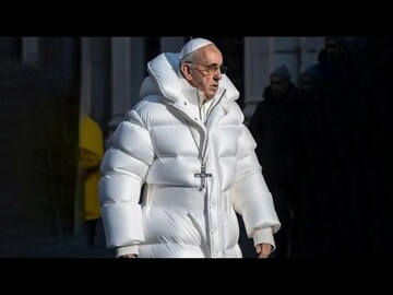 Pope puffer jacket
