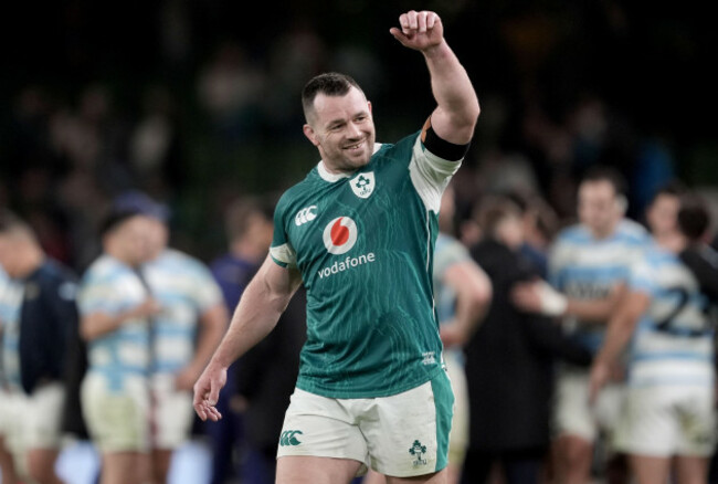 file-photo-dated-15-11-2024-of-irelands-cian-healy-celebrates-at-the-final-whistle-ireland-trio-cian-healy-peter-omahony-and-conor-murray-have-announced-they-will-end-their-international-careers