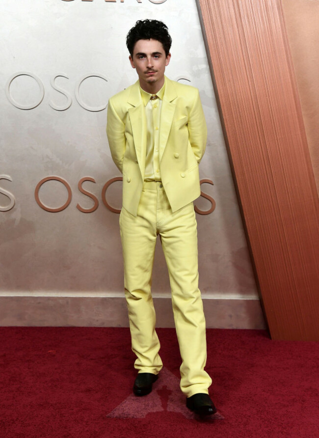 timothee-chalamet-arrives-at-the-oscars-on-sunday-march-2-2025-at-the-dolby-theatre-in-los-angeles-photo-by-richard-shotwellinvisionap