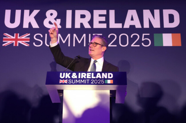 britains-prime-minister-keir-starmer-speaks-at-a-cultural-reception-ahead-of-the-uk-ireland-summit-at-the-museum-of-liverpool-in-liverpool-england-wednesday-march-5-2025-cameron-smithpool-via