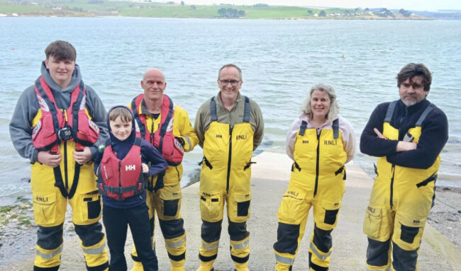 Courtmacsherry Lifeboat Crew after Callout 9.3.2025