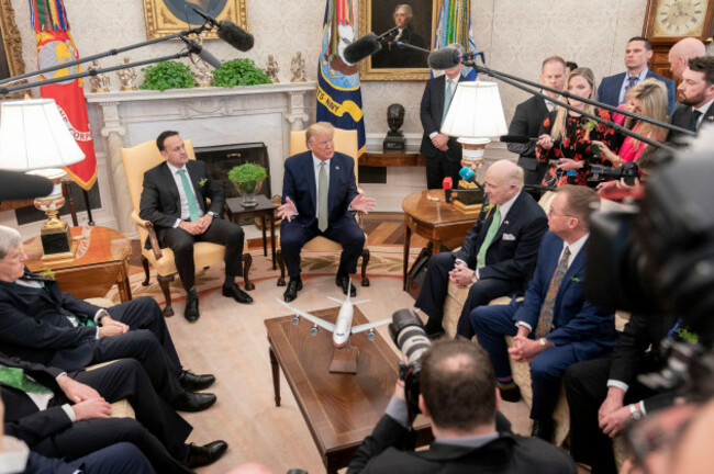 washington-united-states-of-america-12th-mar-2020-washington-united-states-of-america-12-march-2020-u-s-president-donald-trump-and-irish-prime-minister-leo-varadkar-meet-for-the-annual-st-patr