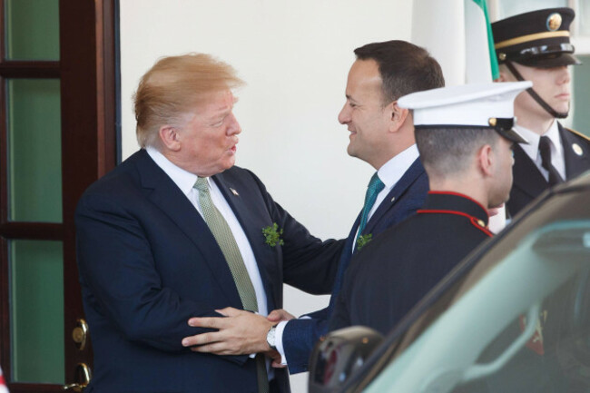 190314-washington-march-14-2019-u-s-president-donald-trump-1st-l-welcomes-irish-prime-minister-leo-varadkar-2nd-l-at-the-white-house-in-washington-d-c-the-united-states-on-march-14
