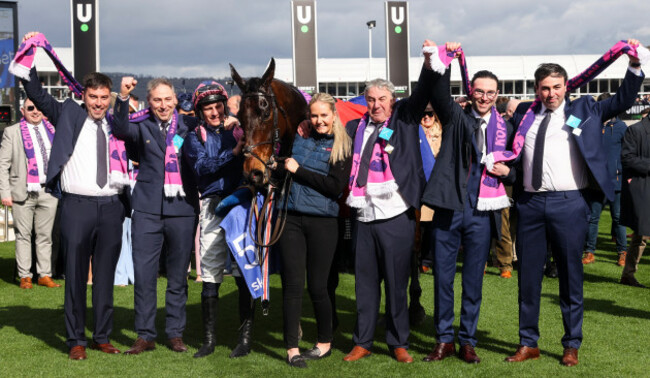 charlie-mccarthy-willie-mullins-paul-townend-and-the-winning-connections-celebrate-winning-with-kopek-des-bordes