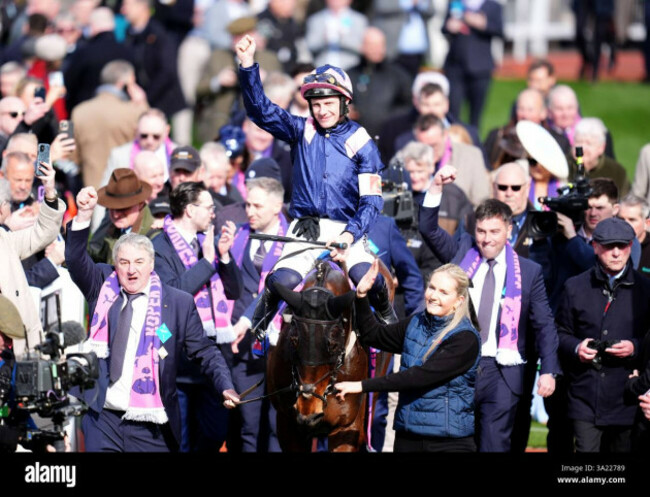 kopek-des-bordes-ridden-by-paul-townend-with-owner-charlie-mccarthy-left-after-winning-the-michael-osullivan-supreme-novices-hurdle-on-day-one-of-the-2025-cheltenham-festival-at-cheltenham-racecou