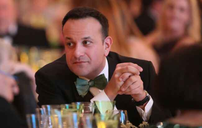 taoiseach-leo-varadkar-at-the-ireland-funds-28th-national-gala-dinner-at-the-national-building-museum-in-washington-dc-during-the-taoiseachs-visit-to-the-us-pa-photo-picture-date-wednesday-march-1