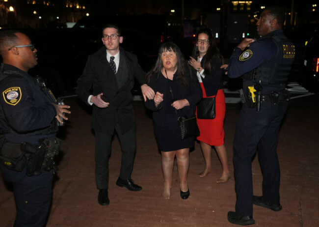 members-of-enoch-burkes-family-are-ejected-from-the-ireland-funds-33th-national-gala-dinner-at-the-national-building-museum-in-washington-dc-as-part-of-his-week-long-visit-to-the-us-picture-date-fr