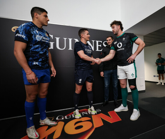 juan-ignacio-brex-luke-pearce-caelan-doris-and-riccardo-cicolani-at-the-coin-toss