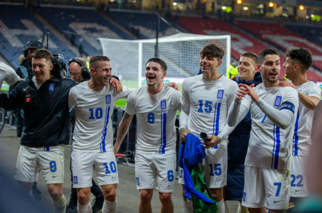 hampden-park-glasgow-uk-23rd-mar-2025-uefa-nations-league-play-offs-international-football-second-leg-scotland-versus-greece-greece-players-celebrate-after-winning-the-play-off-0-3-credit-act