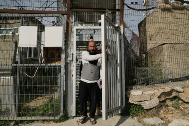 hamdan-ballal-oscar-winning-palestinian-director-of-no-other-land-is-released-from-a-police-station-in-the-west-bank-settlement-of-kiryat-arba-a-day-after-being-detained-by-the-israeli-army-follow