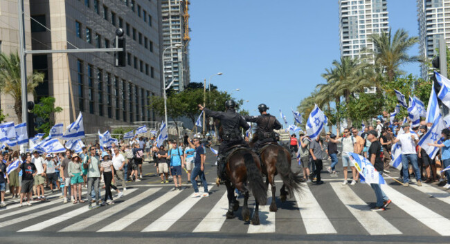 july-11th-2023-tel-aviv-israel-protesters-demonstrating-against-the-israeli-government-judicial-policy-changes-and-the-loss-of-democracy-rule