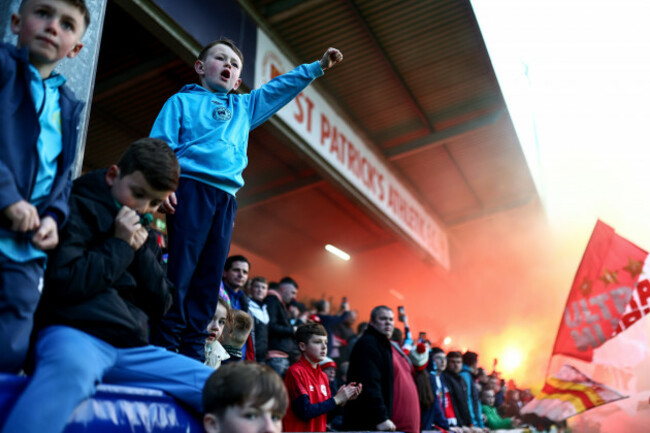 a-young-st-patricks-athletic-fan-ahead-of-the-match
