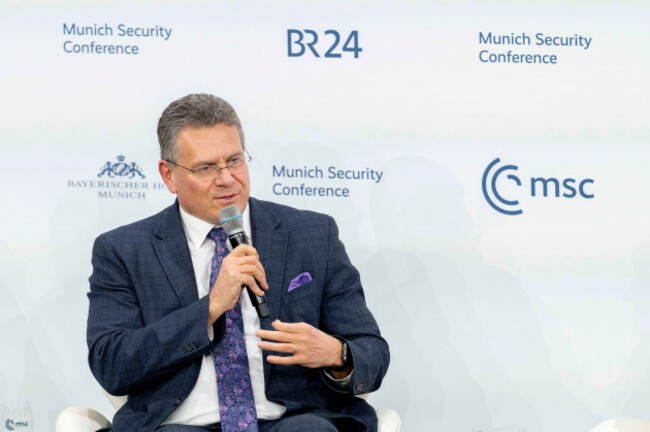munich-bavaria-germany-15th-feb-2025-maroa-a-efaovia-commissioner-for-trade-and-economic-security-interinstitutional-relations-and-transparency-european-commission-at-the-61st-munich-securi
