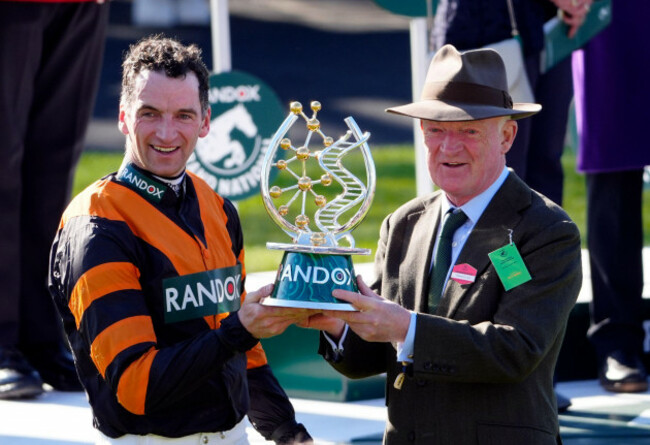 patrick-mullins-and-willie-mullins-with-the-randox-grand-national-trophy-on-day-three-of-the-randox-grand-national-festival-at-aintree-racecourse-liverpool-picture-date-saturday-april-5-2025