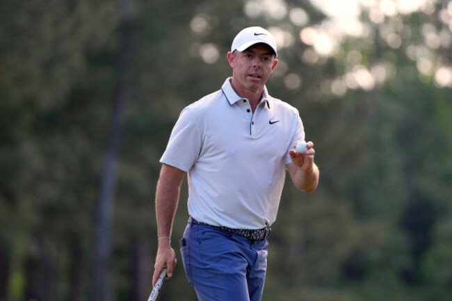 rory-mcilroy-of-northern-ireland-waves-after-making-a-putt-on-the-14th-hole-during-the-third-round-at-the-masters-golf-tournament-saturday-april-12-2025-in-augusta-ga-ap-photojulia-demaree-n