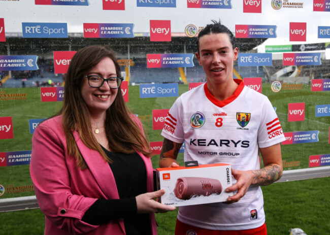 ashling-thompson-is-presented-with-her-very-player-of-the-match-award