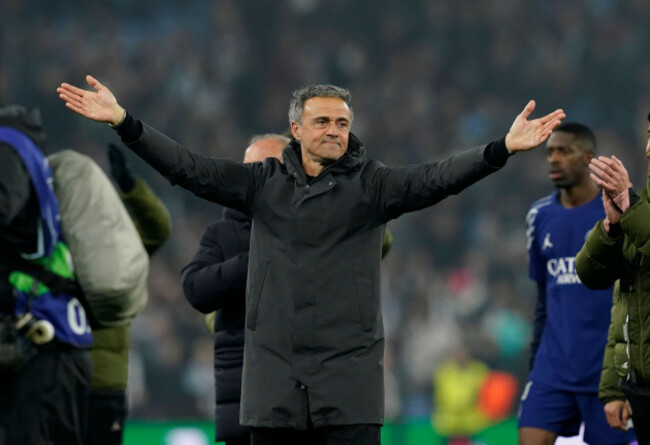 birmingham-uk-15th-apr-2025-luis-enrique-coach-of-paris-st-germain-celebrates-the-win-during-the-aston-villa-vs-paris-saint-germain-quarter-final-2nd-leg-uefa-champions-league-match-at-villa-park