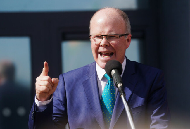 aontu-leader-peadar-toibin-who-has-spearheaded-the-save-navan-hospital-campaign-speaks-outside-hse-offices-in-kells-co-meath-during-a-protest-against-the-hse-proposal-to-close-the-emergency-depar