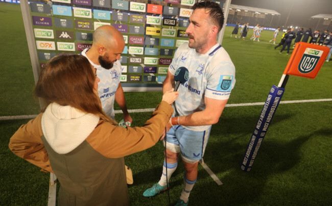 premier-sport-tv-connie-mclaughlin-interviews-leinsters-jamison-gibson-park-and-jack-conan-after-the-match-2092024