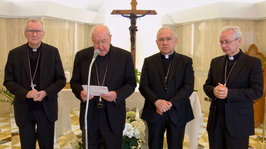 in-this-image-released-by-vatican-media-on-monday-april-21-2025-cardinal-camerlengo-kevin-joseph-farrell-second-from-left-flanked-by-from-left-vatican-secretary-of-state-cardinal-pietro-parolin