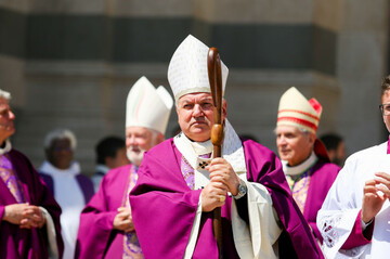 marseille-france-23rd-may-2024-view-of-cardinal-of-marseille-jean-marc-aveline-during-the-funeral-ceremony-of-jean-claude-gaudin-died-earlier-this-week-at-the-age-of-84-the-funeral-of-jean-claud