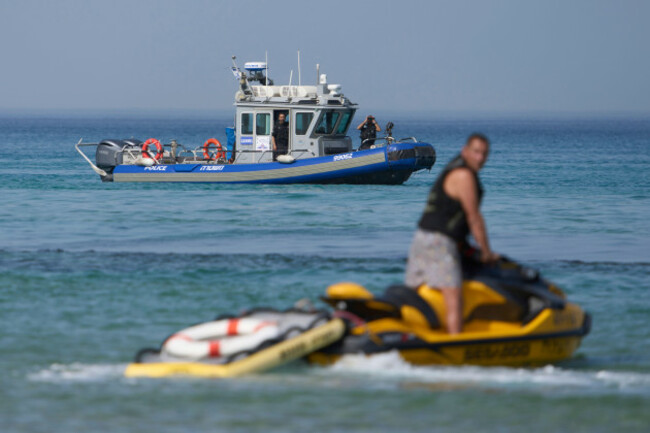 israeli-police-are-looking-for-a-swimmer-who-they-fear-was-attacked-on-monday-by-a-shark-near-the-israeli-city-of-hadera-tuesday-april-22-2025-ap-photoariel-schalit