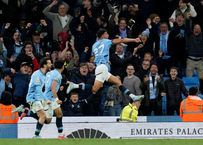manchester-uk-22nd-apr-2025-matheus-nunes-of-manchester-city-celebrates-scoring-his-sides-second-goal-during-the-manchester-city-vs-aston-villa-premier-league-match-at-the-etihad-stadium-manchest