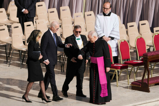 former-u-s-president-joe-biden-second-left-and-his-wife-jill-arrive-for-the-funeral-of-pope-francis-in-st-peters-square-at-the-vatican-saturday-april-26-2025-ap-photomarkus-schreiber