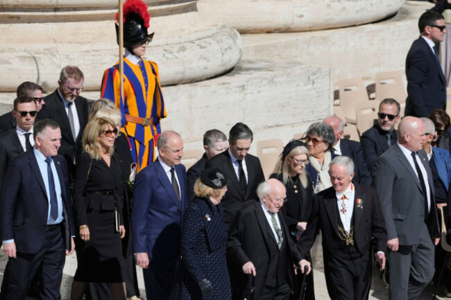 irelands-president-michael-higgins-center-arrives-for-the-funeral-of-pope-francis-in-st-peters-square-at-the-vatican-saturday-april-26-2025-ap-photomarkus-schreiber