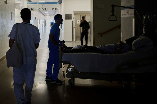 a-medical-staffer-relocates-a-patient-during-a-nationwide-power-outage-in-pamplona-northern-spain-monday-april-28-2025-ap-photomiguel-oses