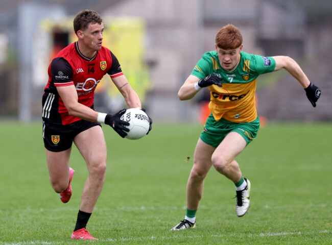 Pat Haven con Ciarán Moore
