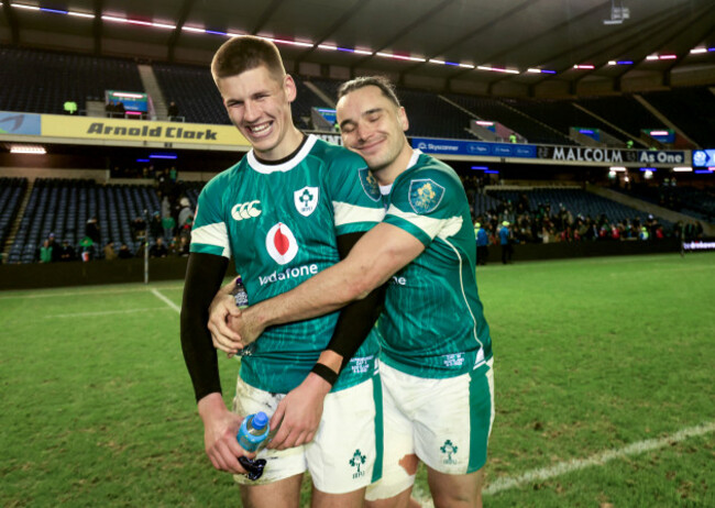 sam-prendergast-and-james-lowe-after-the-game