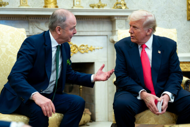washington-united-states-of-america-12th-mar-2025-united-states-president-donald-trump-meets-with-irish-taoiseach-micheal-martin-in-the-oval-office-of-the-white-house-in-washington-dc-on-wednesda